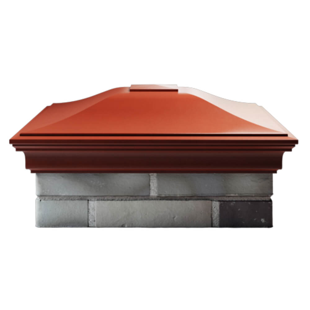 Колпак Zking Монблан Красный на столб 2х2 кирпича (515х515мм) в Анапе фото