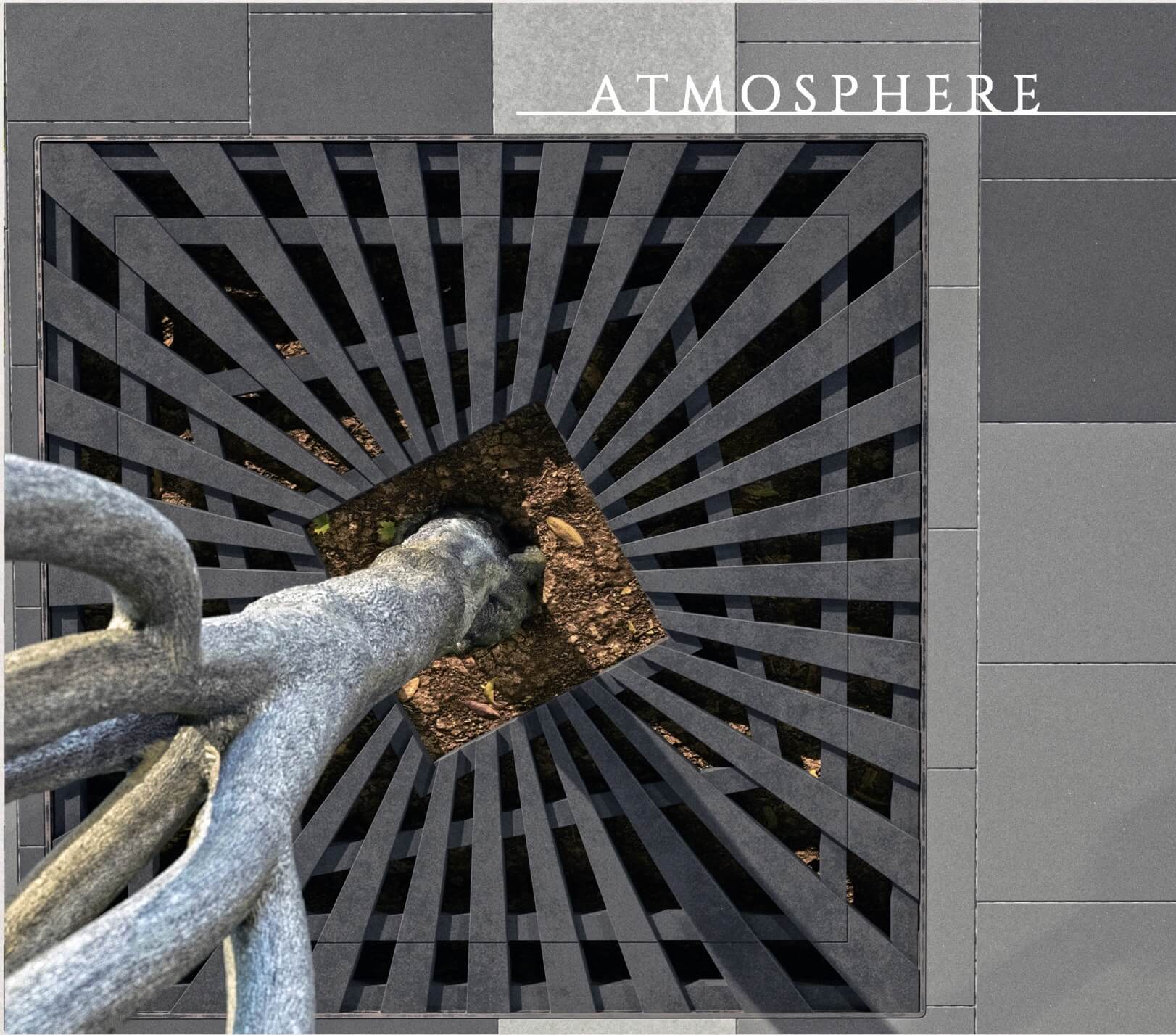 Приствольная решетка для дерева ZKING ATMOSPHERE 1.2х1.2м Черная в Анапе фото