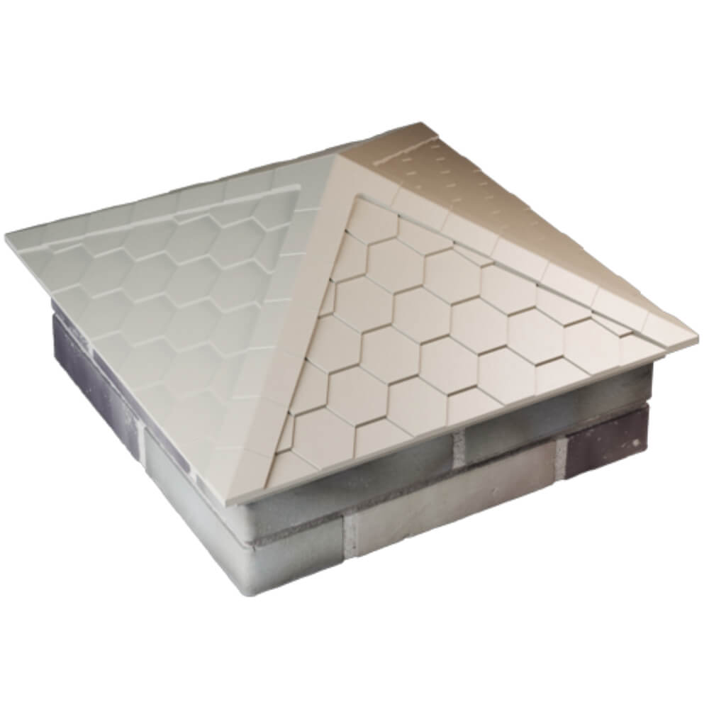 Колпак Zking Эверест Бежевый на столб 2х2 кирпича (535х535мм) Анапа фото