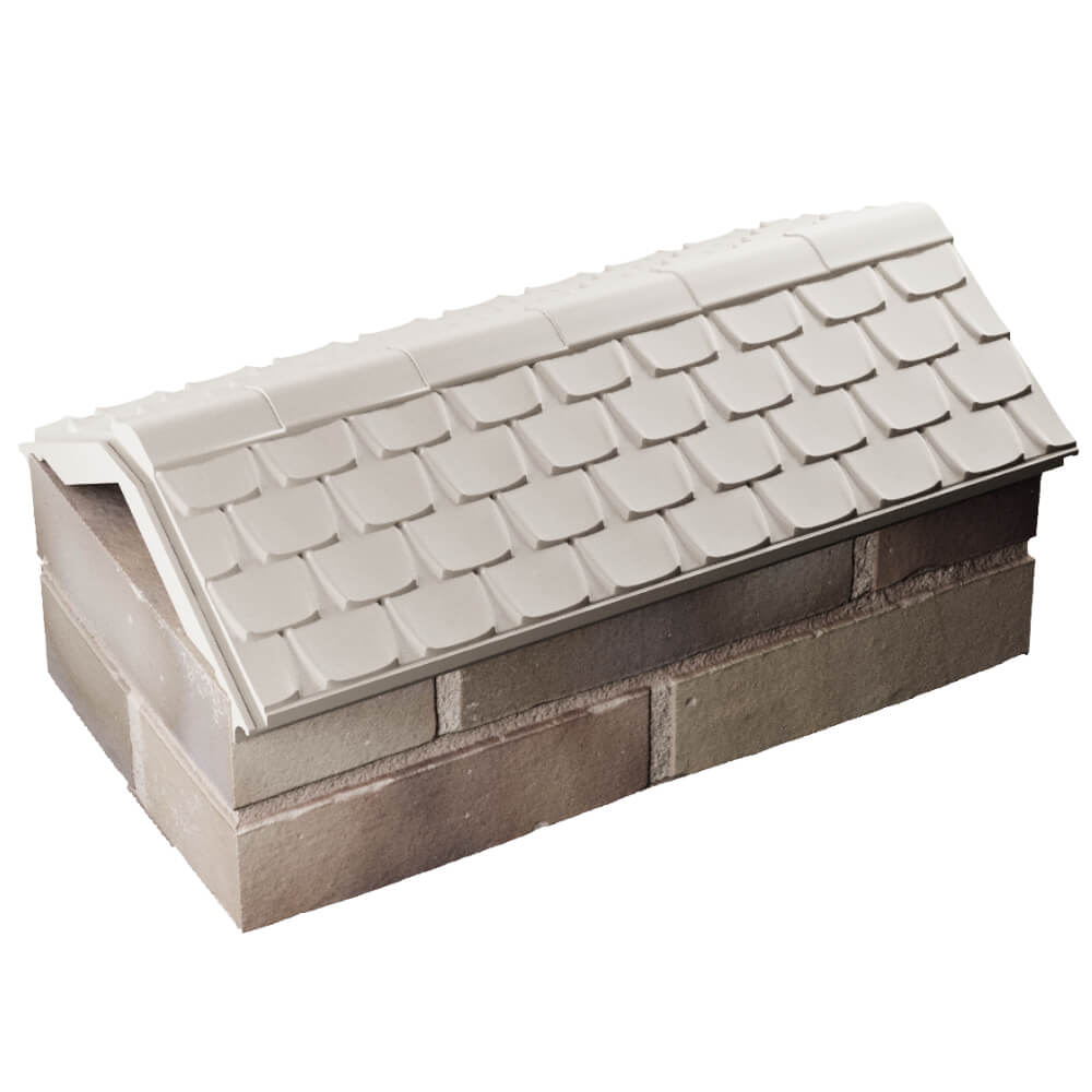 Парапет Zking Эльбрус Бежевый с посадкой на 1 кирпич (255мм) в Анапе фото