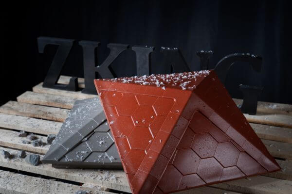 Колпак Zking Эверест Красный на столб 1.5х1.5 кирпича (390х390мм) в Анапе фото