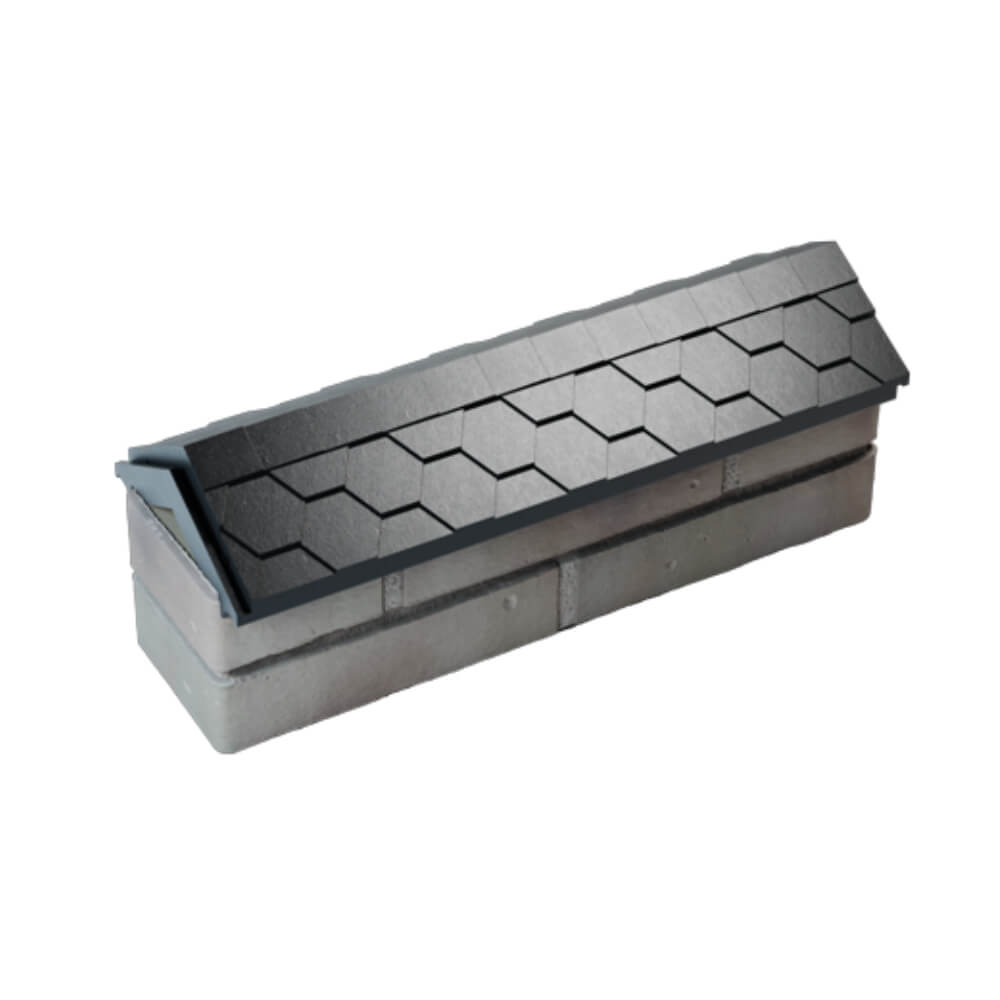 Парапет Zking Эверест Черный с посадкой на 0.5 кирпича (130мм) в Анапе фото