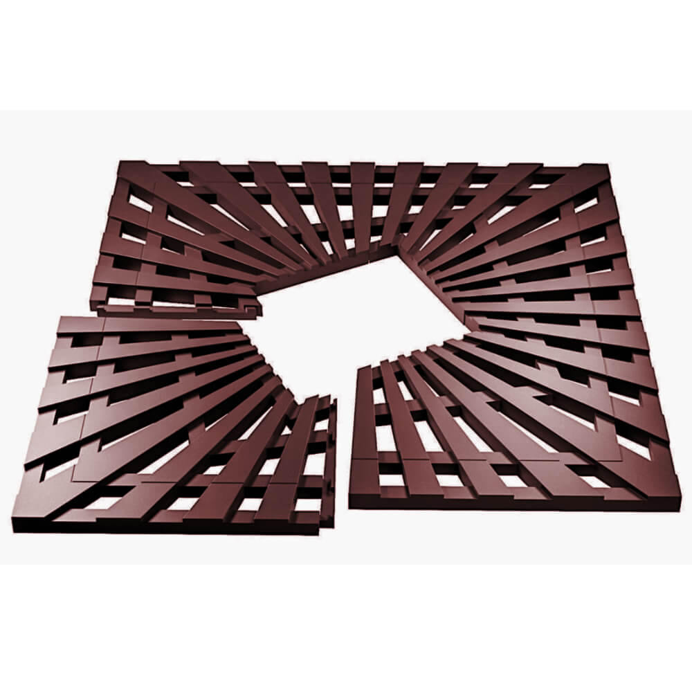 Приствольная решетка для дерева ZKING ATMOSPHERE 1.2х1.2м Коричневая в Анапе фото