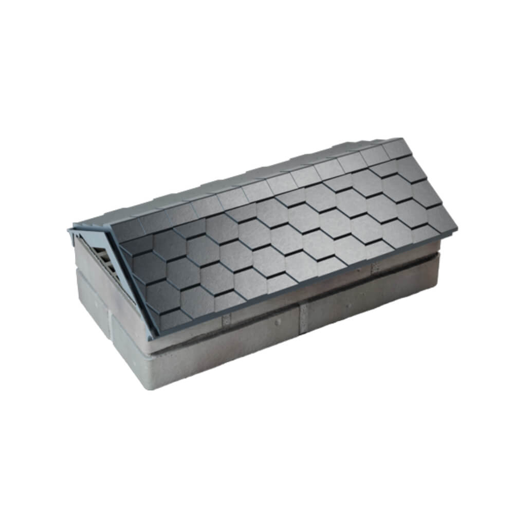 Парапет Zking Эверест Серый с посадкой на 1 кирпич (200/225/255мм) в Анапе фото