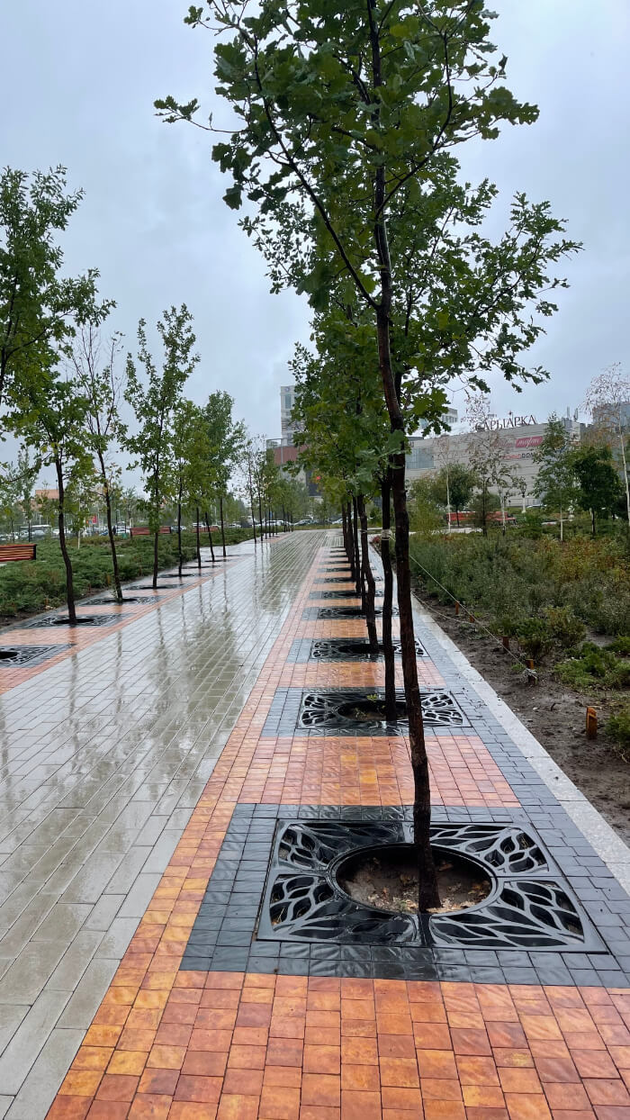 Приствольная решетка для дерева ZKING CRUST 1.2х1.2м Черная в Анапе фото