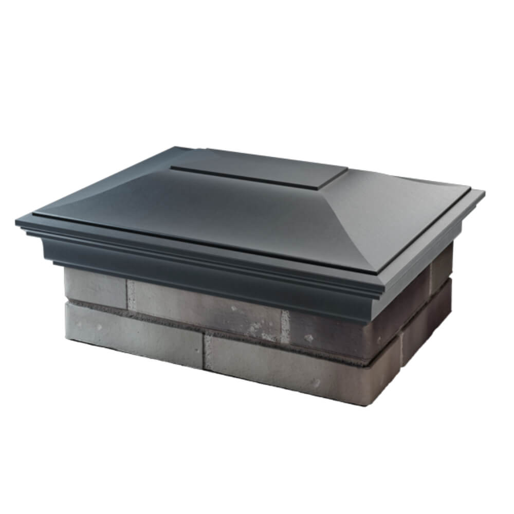 Колпак Zking Монблан Серый на столб 2х1.5 кирпича (515х385мм) в Анапе фото