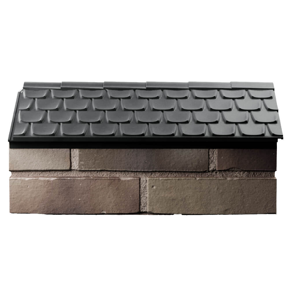 Парапет Zking Эльбрус Серый с посадкой на 1 кирпич (255мм) в Анапе фото