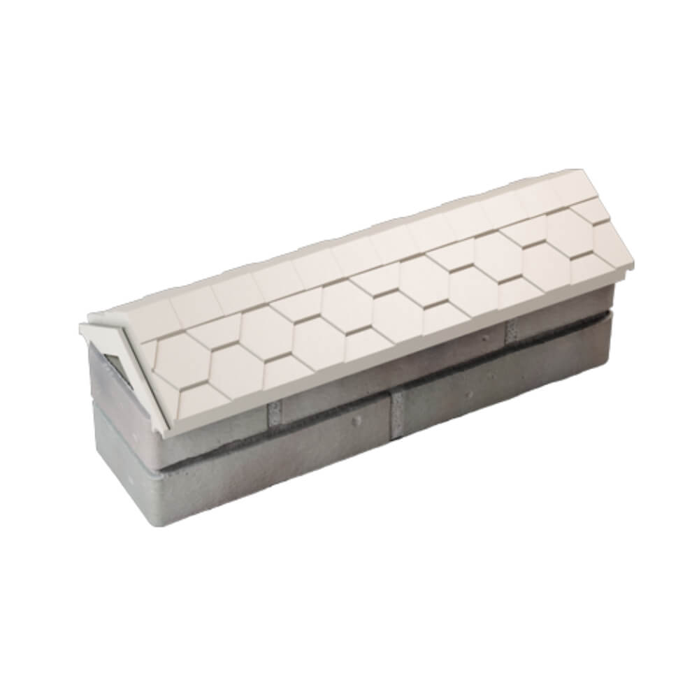 Парапет Zking Эверест Бежевый с посадкой на 0.5 кирпича (130мм) в Анапе фото