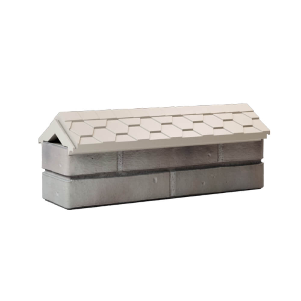 Парапет Zking Эверест Бежевый с посадкой на 0.5 кирпича (130мм) Анапа фото