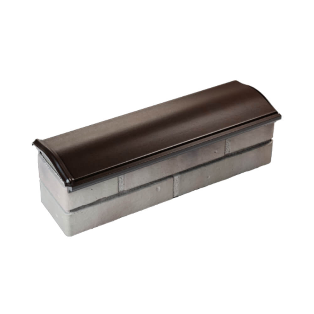 Парапет Zking Монблан Коричневый посадка на 0.5 кирпича (130мм) в Анапе фото