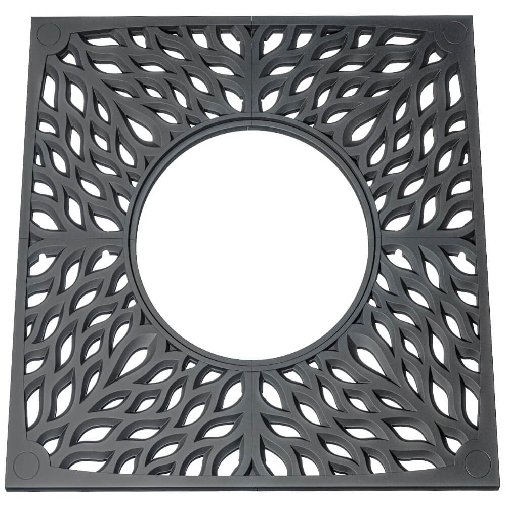 Приствольная решетка для дерева ZKING CRUST 2х2м Черная Анапа фото