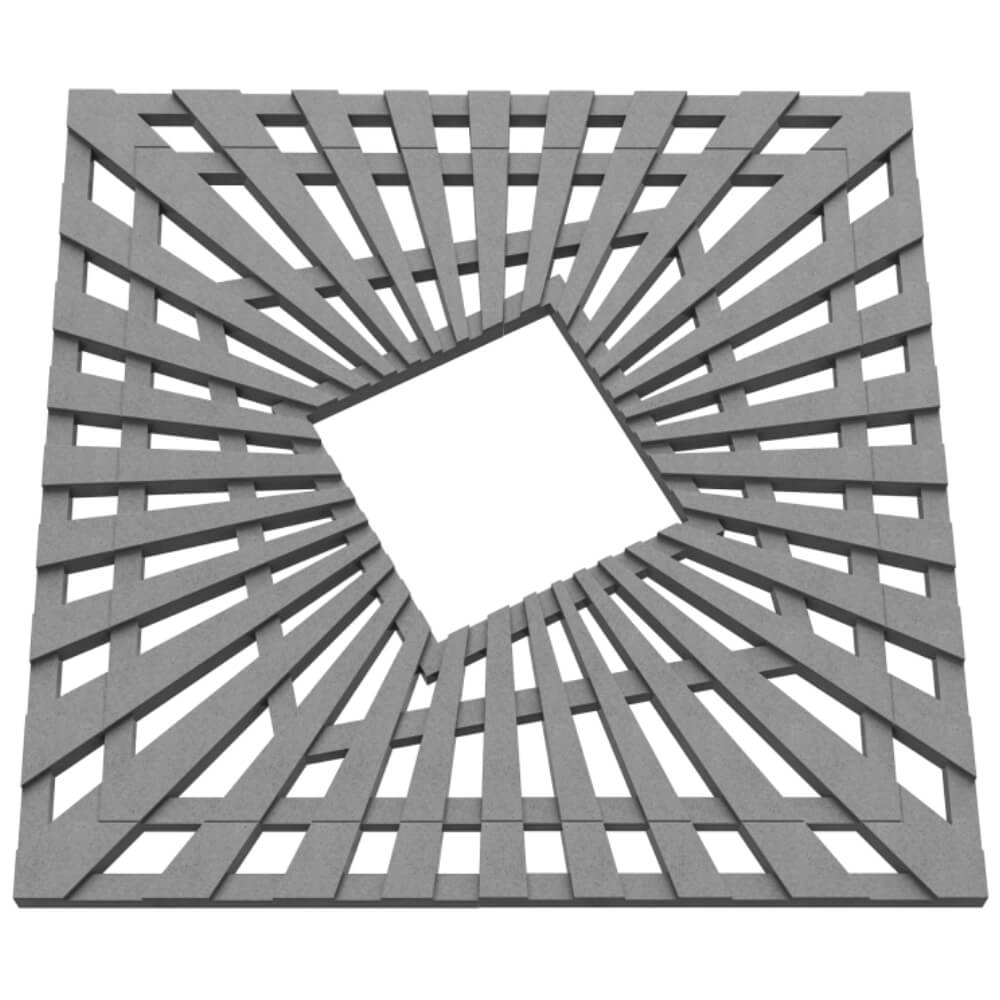 Приствольная решетка для дерева ZKING ATMOSPHERE 1.2х1.2м Серая в Анапе фото