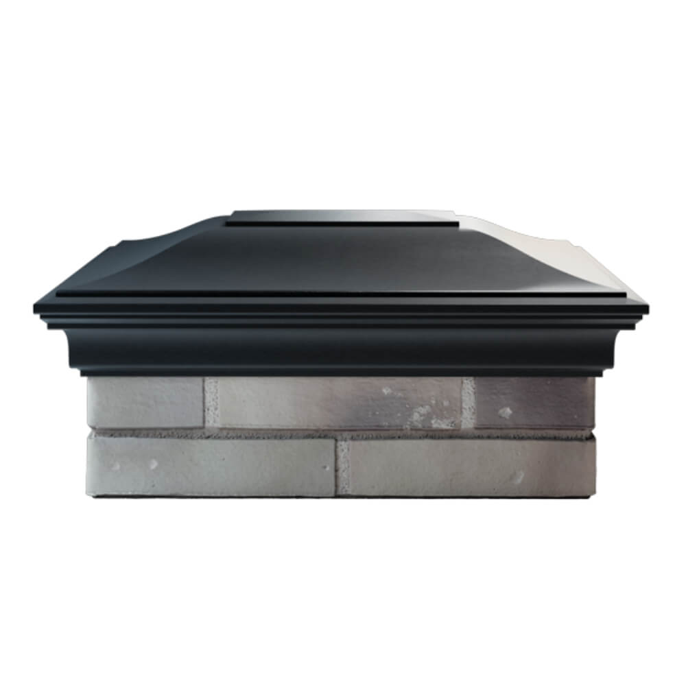 Колпак Zking Монблан Черный на столб 2х1.5 кирпича (515х385мм) в Анапе фото