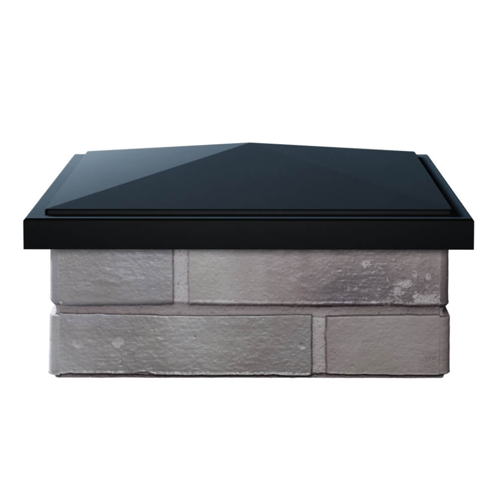 Колпак Zking БонаМоно Черный на столб 1.5х1.5 кирпича (385х385, 400х400мм) Анапа фото