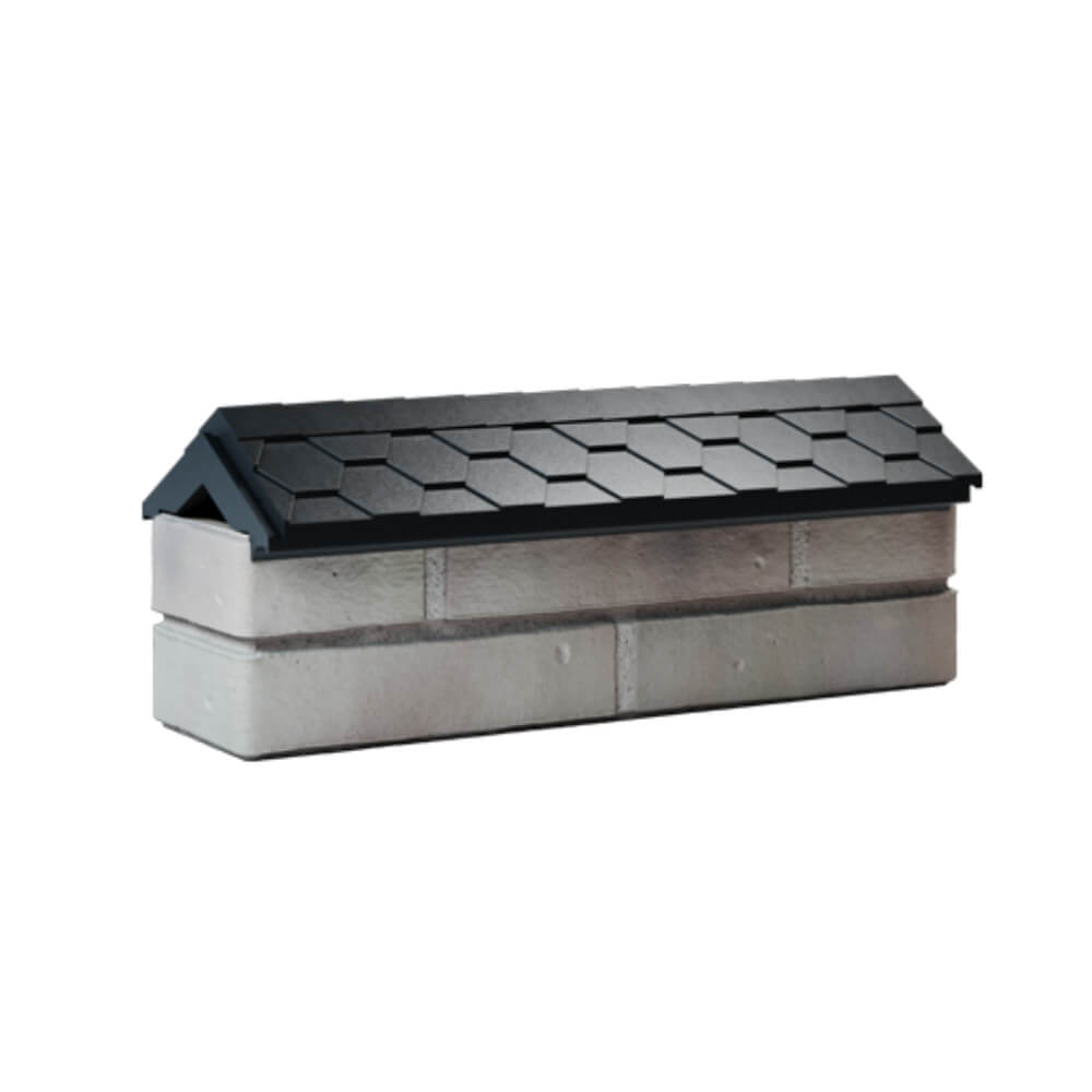 Парапет Zking Эверест Черный с посадкой на 0.5 кирпича (130мм) Анапа фото