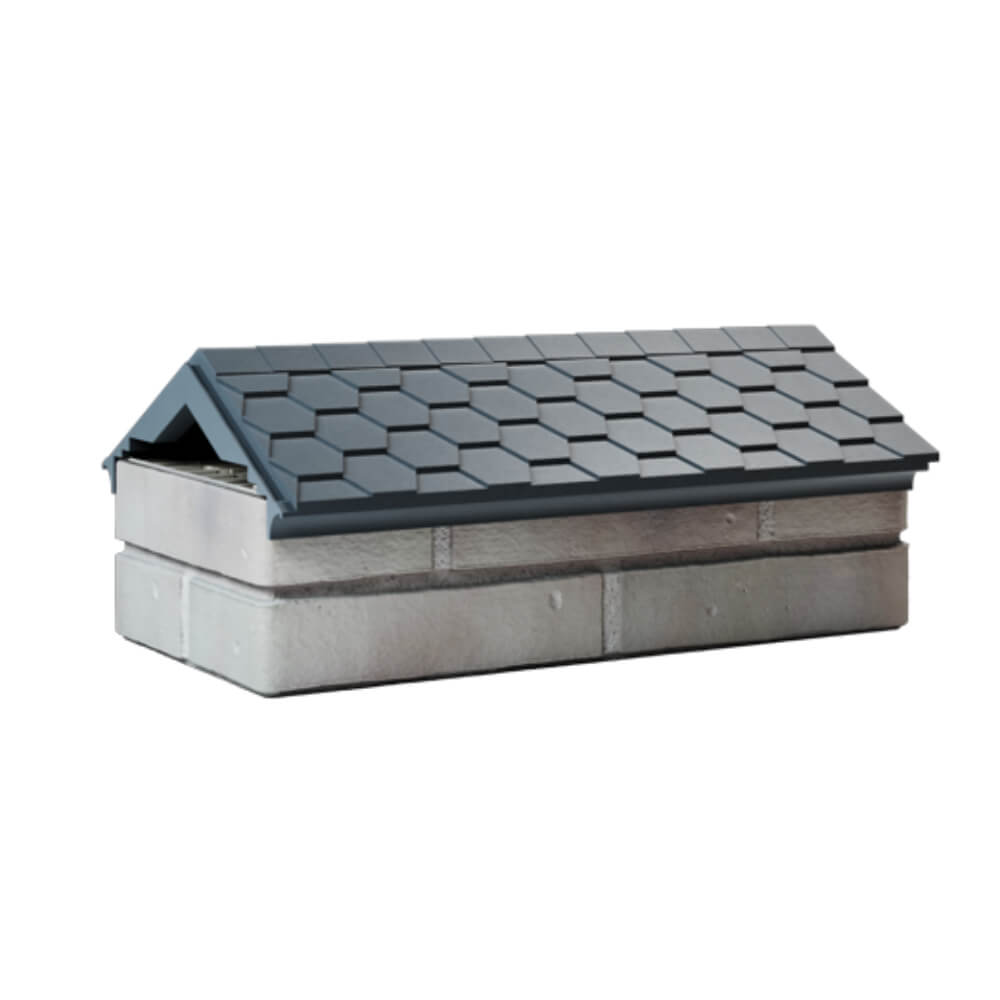 Парапет Zking Эверест Серый с посадкой на 1 кирпич (200/225/255мм) Анапа фото