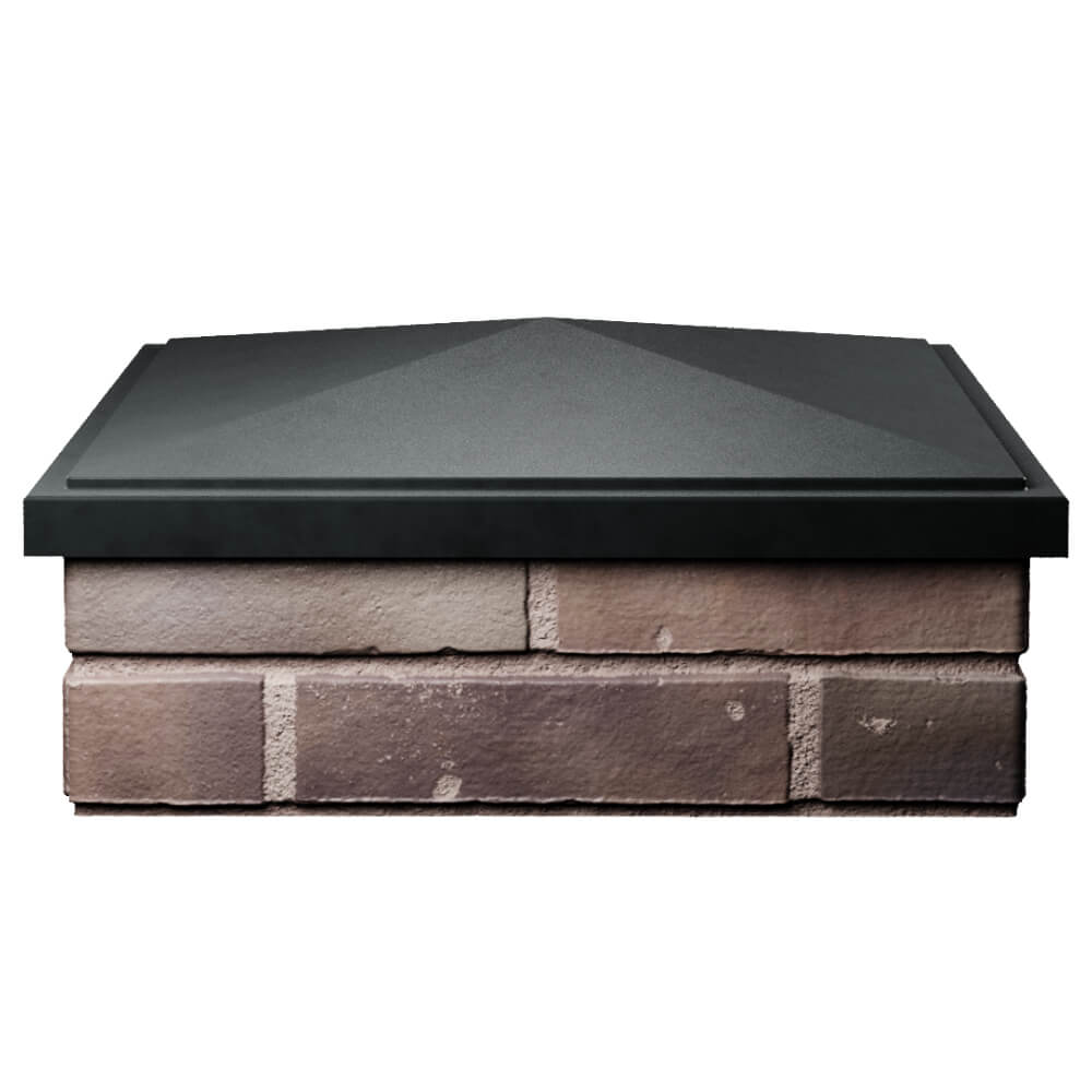 Колпак Zking БонаМоно Черный на столб 2х2 кирпича (515х515, 530х530мм) Анапа фото