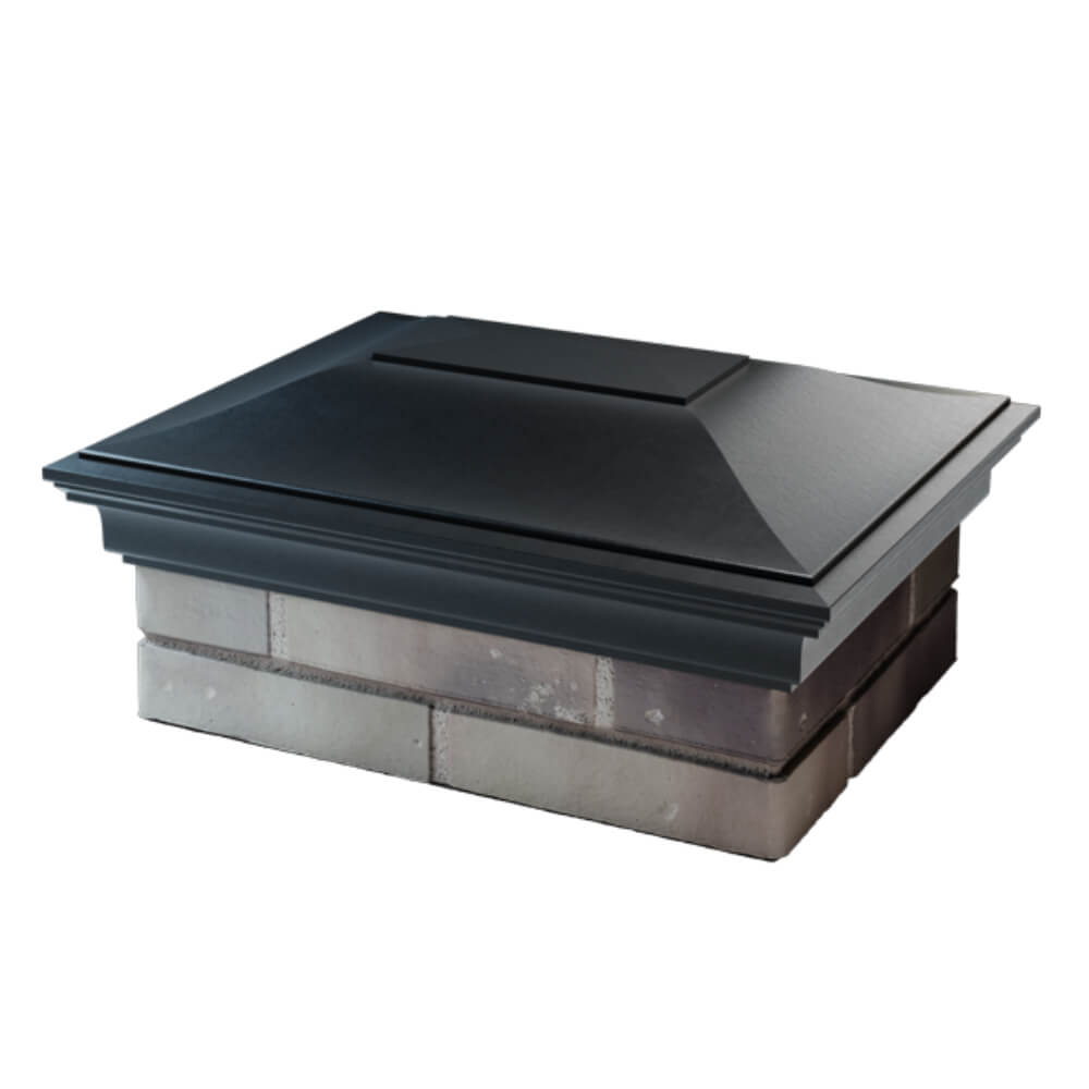 Колпак Zking Монблан Черный на столб 2х1.5 кирпича (515х385мм) в Анапе фото