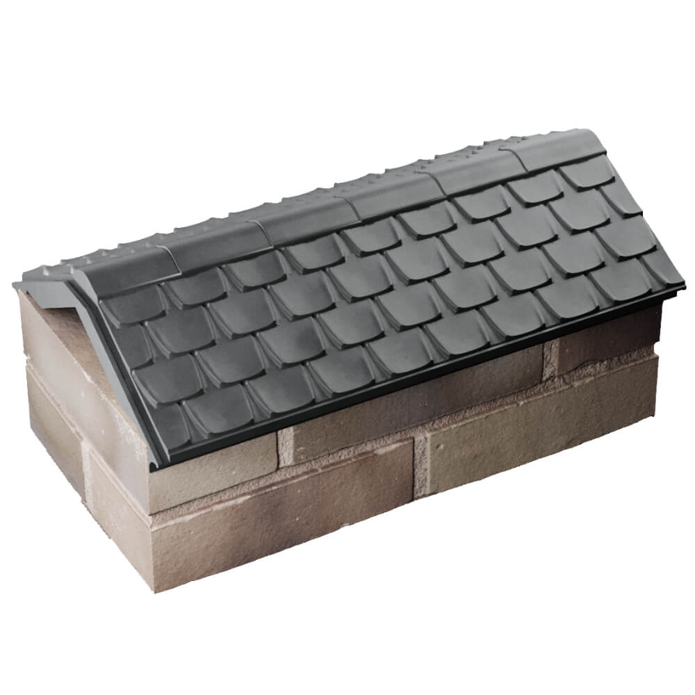 Парапет Zking Эльбрус Серый с посадкой на 1 кирпич (255мм) в Анапе фото