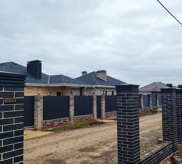 Колпак Zking Бона ХайТек Серый на столб 1.5х1.5 кирпича (385х385мм) в Анапе фото