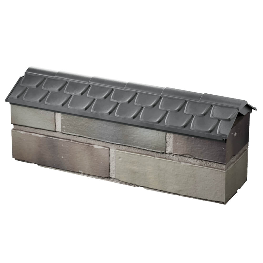 Парапет Zking Эльбрус Серый с посадкой на 0.5 кирпича (130мм) в Анапе фото