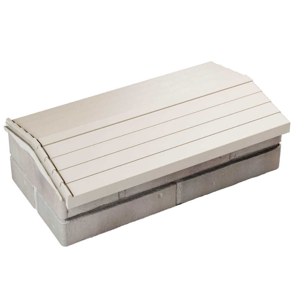 Парапет Zking Бона ХайТек Бежевый с посадкой на 1 кирпич (200/225/255мм) в Анапе фото