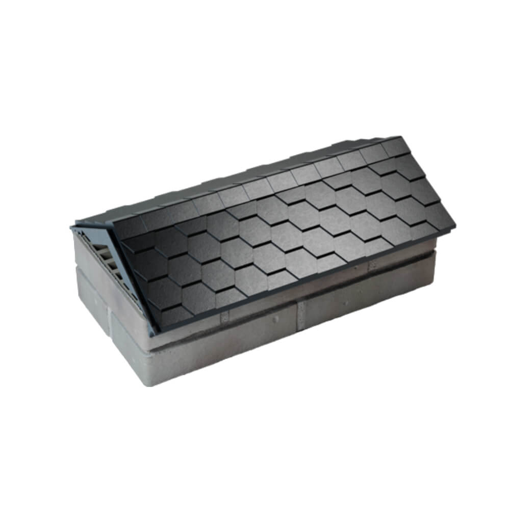 Парапет Zking Эверест Черный с посадкой на 1 кирпич (200/225/255мм) в Анапе фото