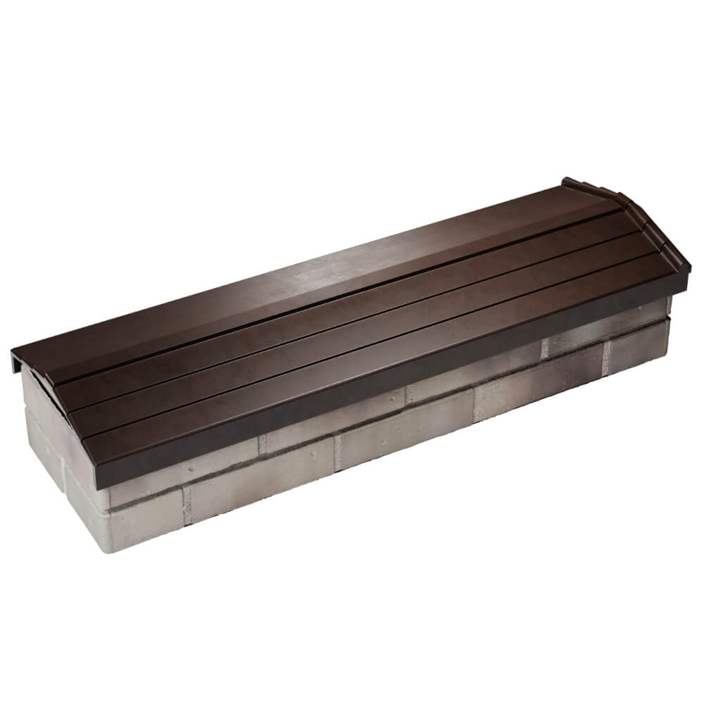 Парапет Zking Бона ХайТек Коричневый посадка на 0.5 кирпича (130мм) в Анапе фото