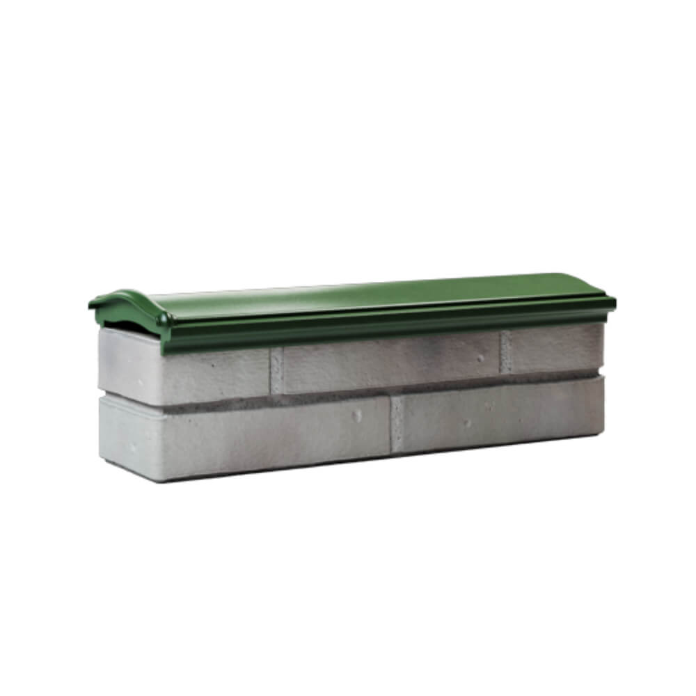 Парапет Zking Монблан Зеленый посадка на 0.5 кирпича (130мм) Анапа фото