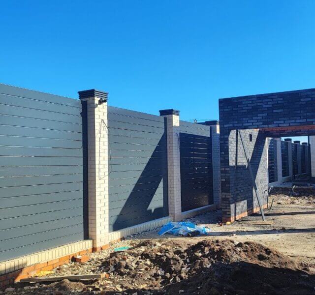 Колпак Zking Бона ХайТек Серый на столб 1.5х1.5 кирпича (385х385мм) в Анапе фото