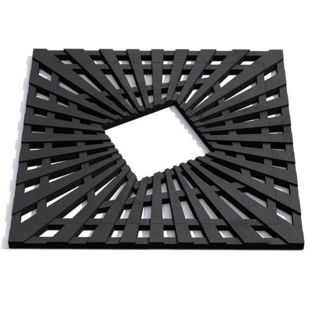 Приствольная решетка для дерева ZKING ATMOSPHERE 1.2х1.2м Черная Анапа фото