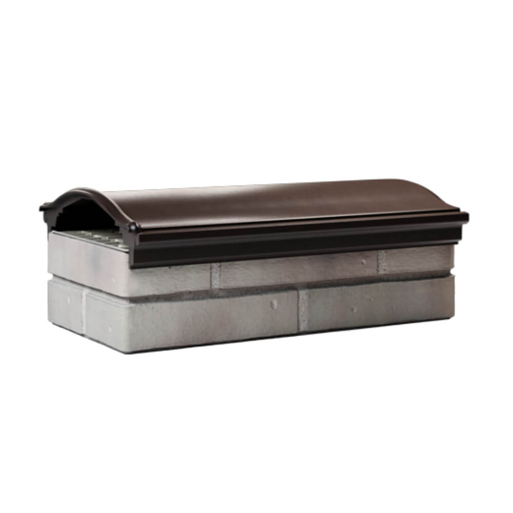 Парапет Zking Монблан Коричневый посадка на 1 кирпич (200/225/255мм) Анапа фото