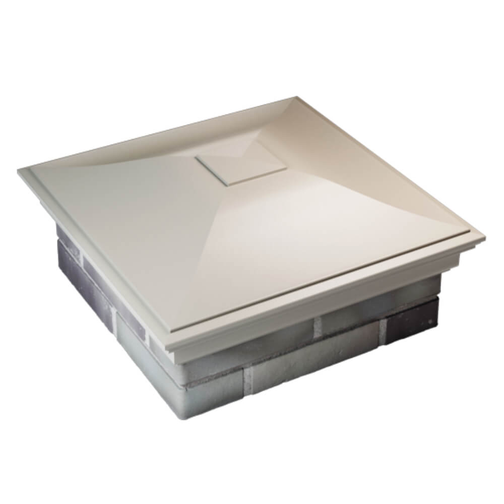 Колпак Zking Монблан Бежевый на столб 2х2 кирпича (515х515мм) Анапа фото