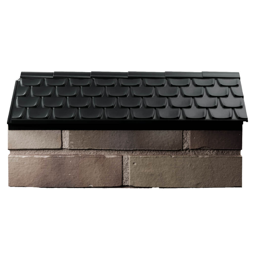 Парапет Zking Эльбрус Черный с посадкой на 1 кирпич (255мм) в Анапе фото