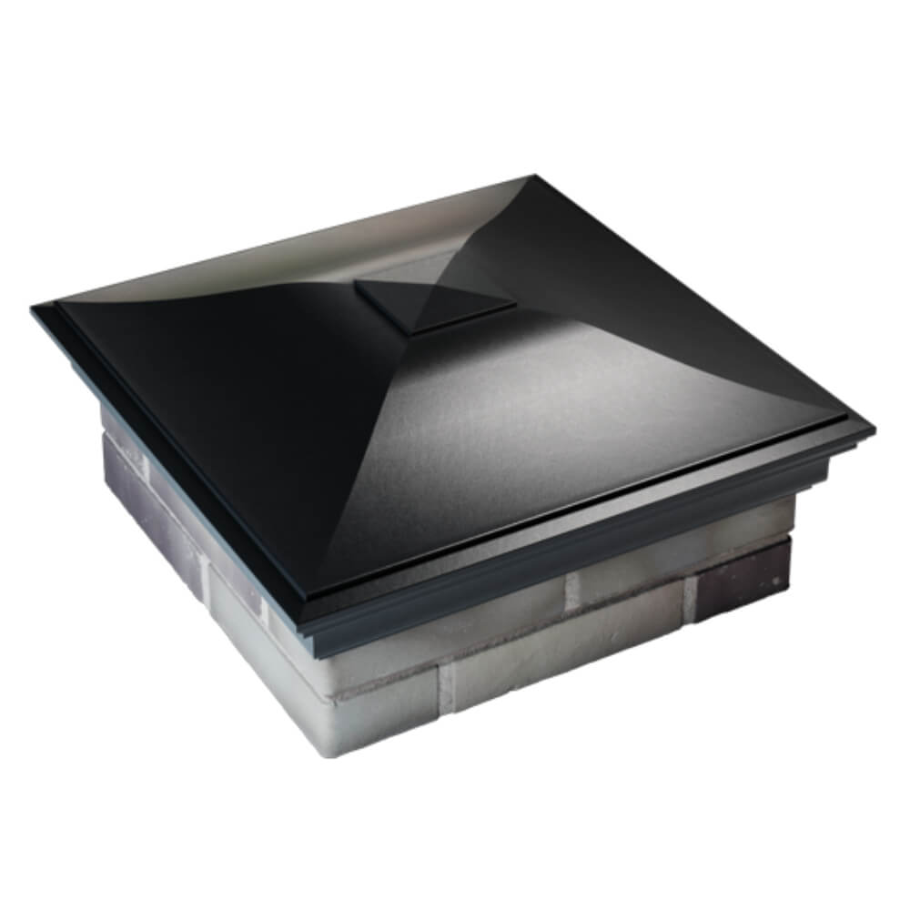 Колпак Zking Монблан Черный на столб 2х2 кирпича (515х515мм) Анапа фото