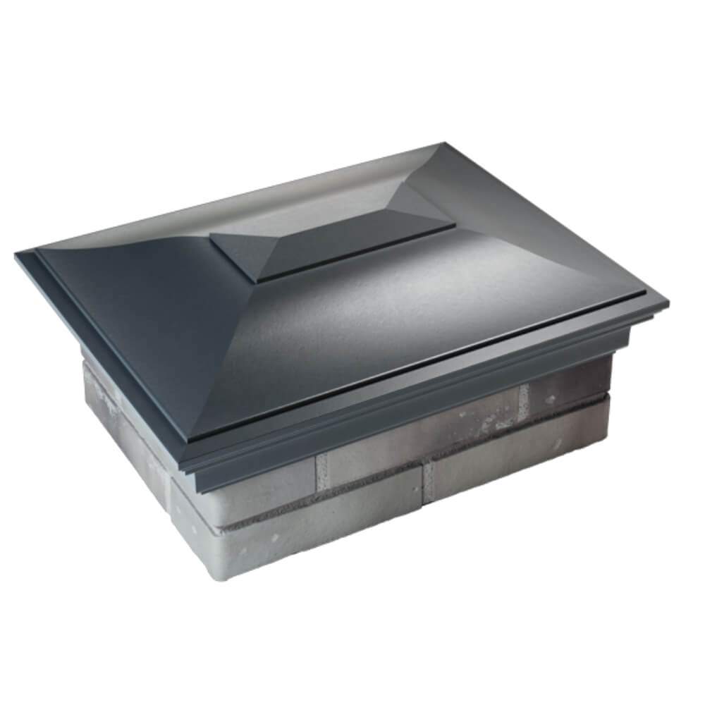 Колпак Zking Монблан Серый на столб 2х1.5 кирпича (515х385мм) Анапа фото