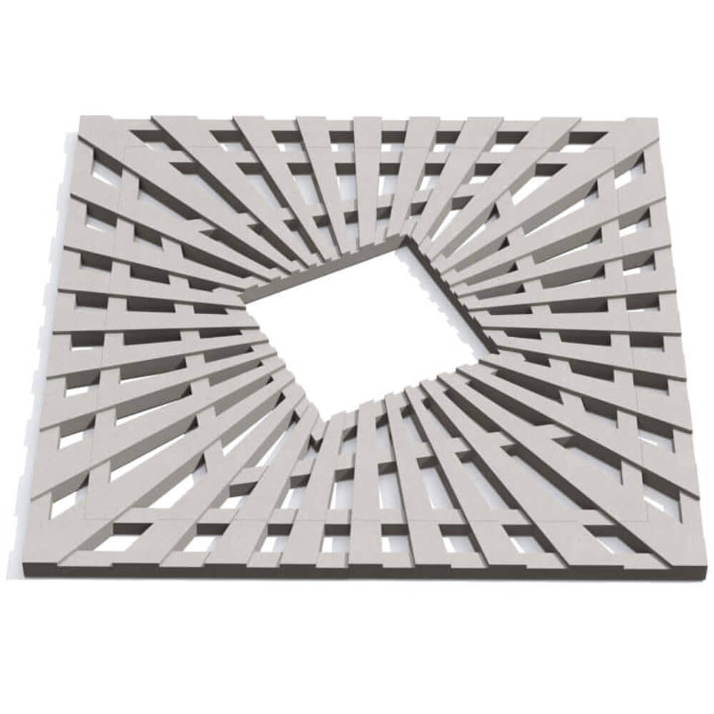 Приствольная решетка для дерева ZKING ATMOSPHERE 1.2х1.2м Бежевая Анапа фото