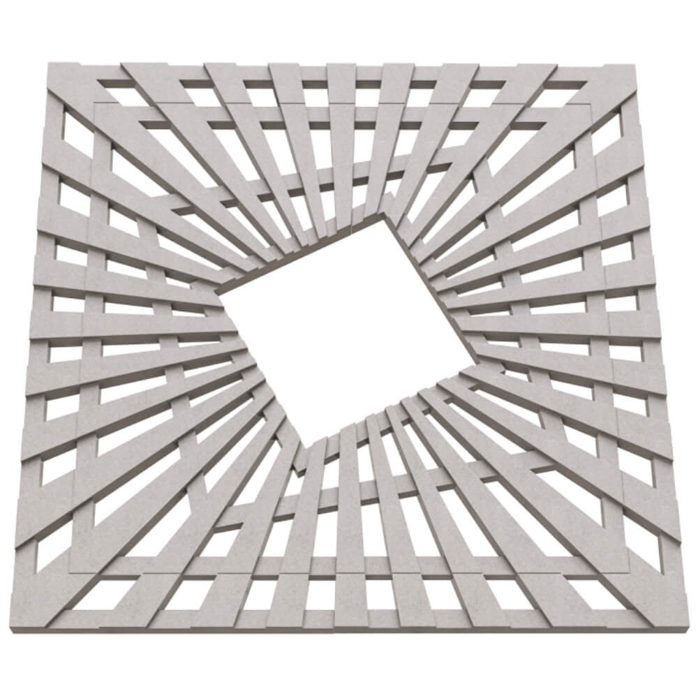 Приствольная решетка для дерева ZKING ATMOSPHERE 1.2х1.2м Бежевая в Анапе фото