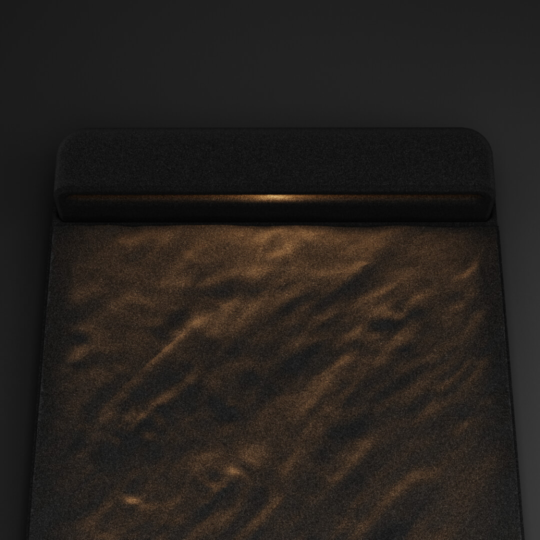 LED Светильник для шаговой плиты STONE Черный Сланец 330х75х98мм в Анапе фото