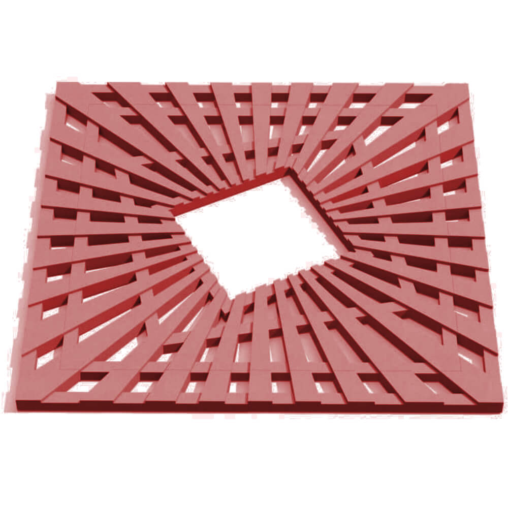 Приствольная решетка для дерева ZKING ATMOSPHERE 1.2х1.2м Красная Анапа фото