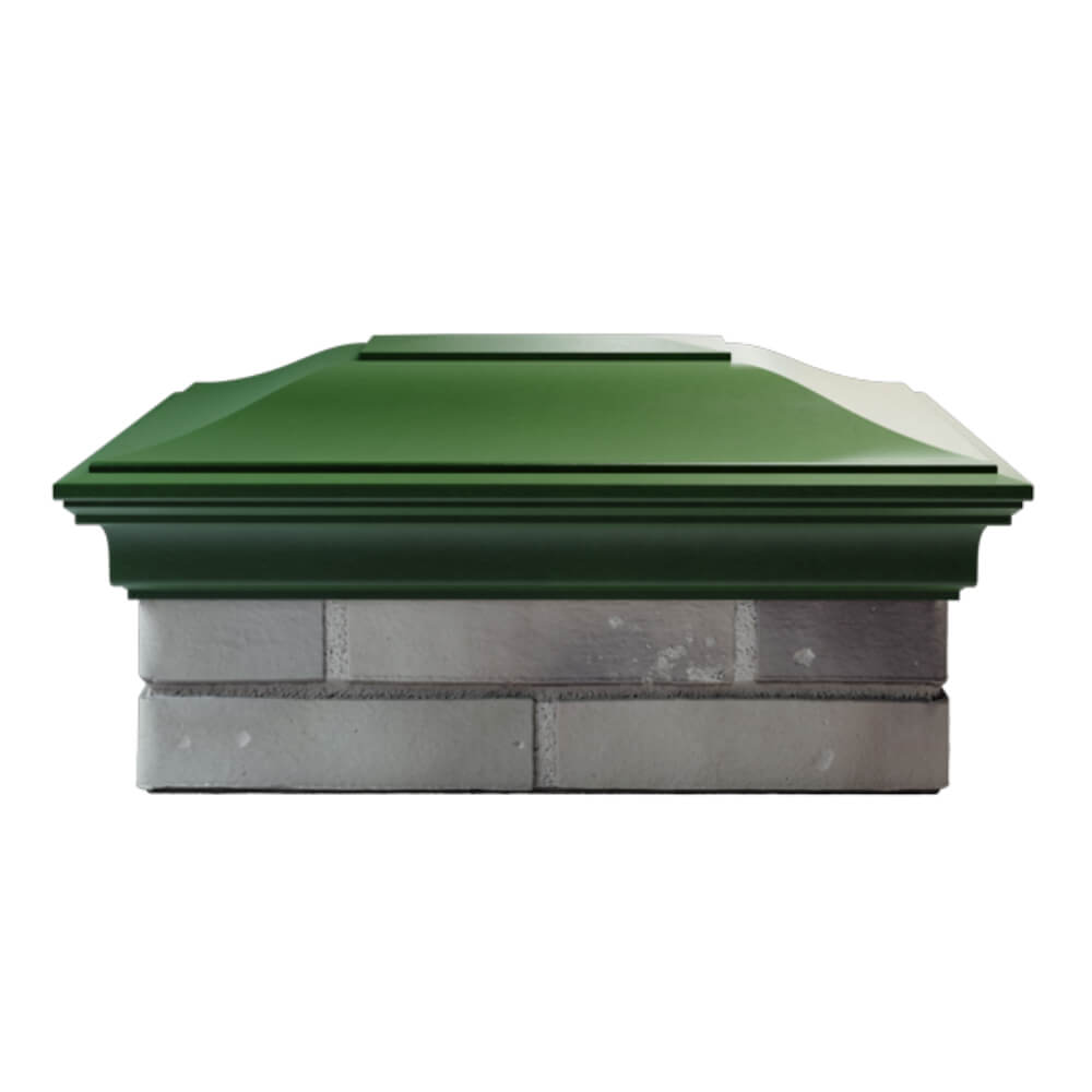 Колпак Zking Монблан Зеленый на столб 2х1.5 кирпича (515х385мм) в Анапе фото