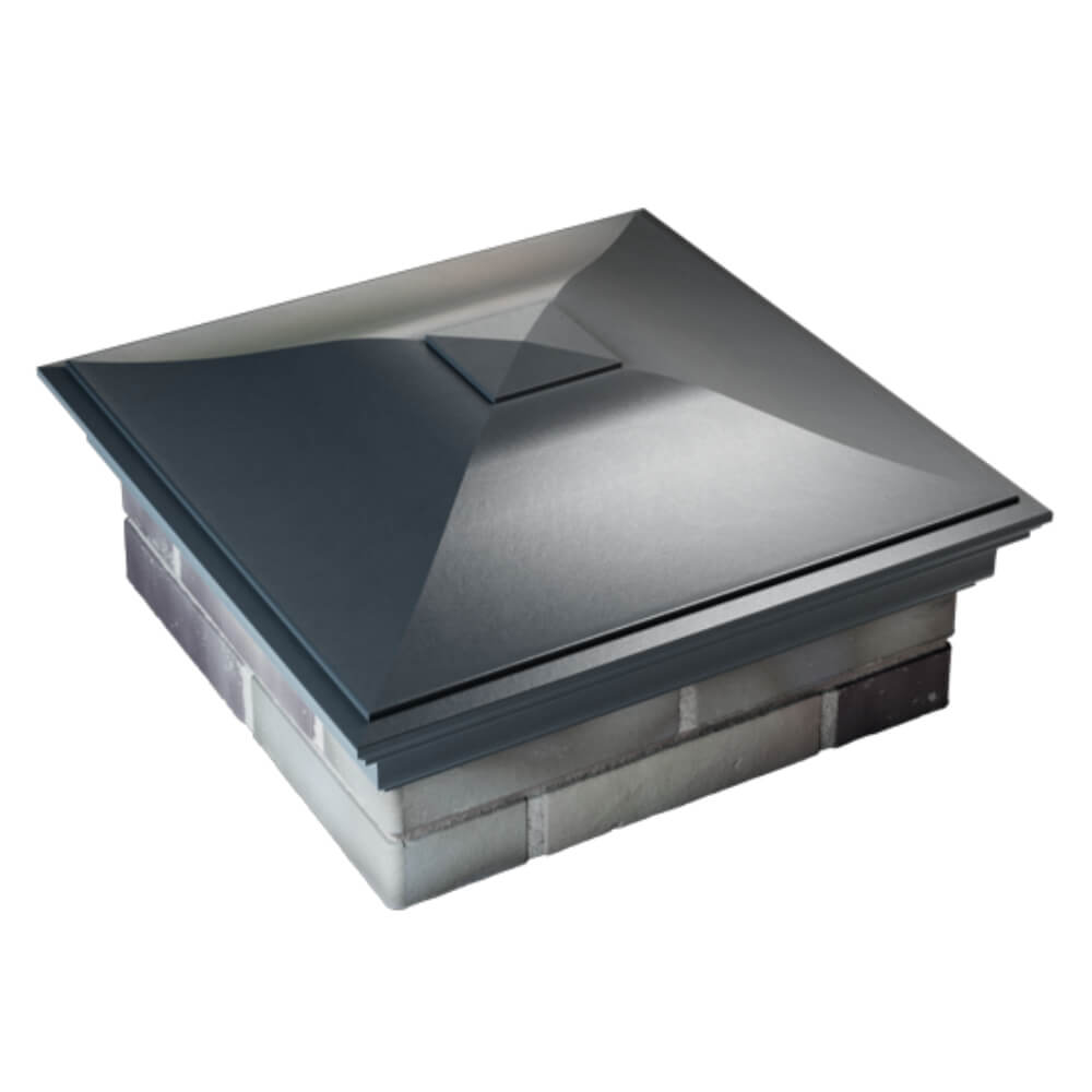 Колпак Zking Монблан Серый на столб 2х2 кирпича (515х515мм) Анапа фото