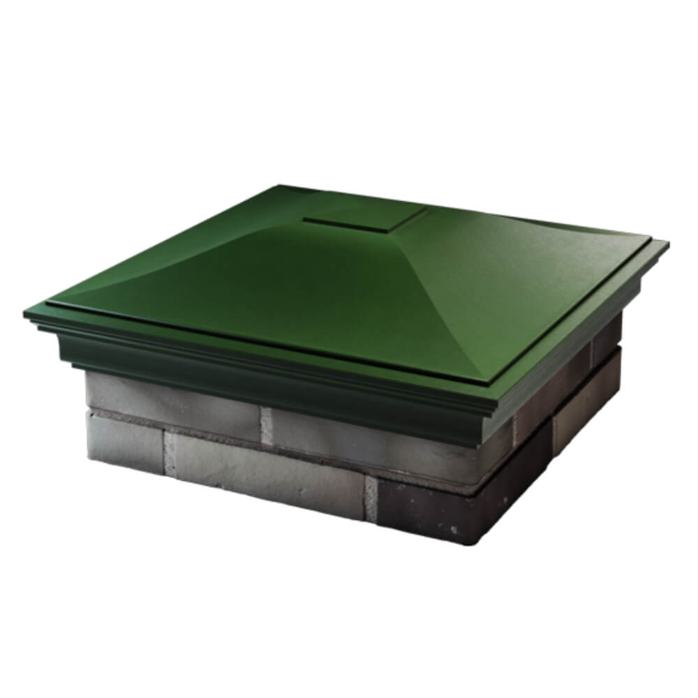 Колпак Zking Монблан Зеленый на столб 2х2 кирпича (515х515мм) в Анапе фото