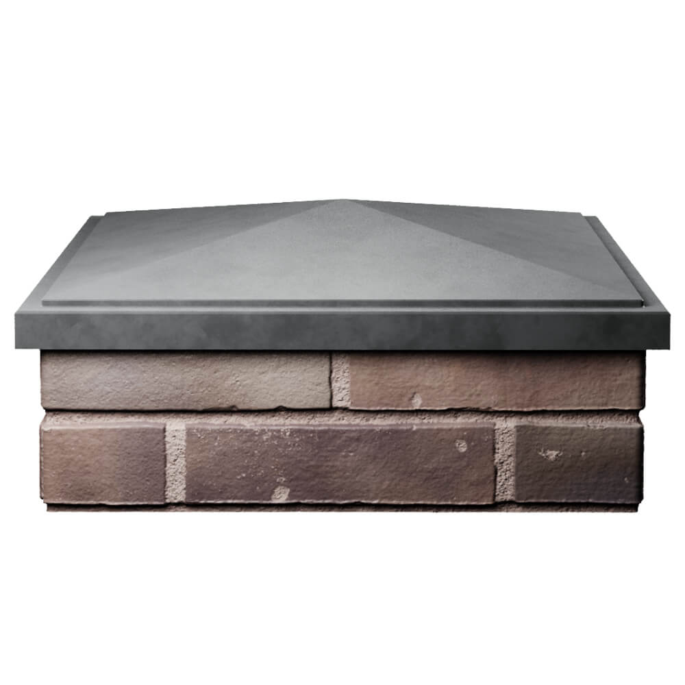 Колпак Zking БонаМоно Серый на столб 2х2 кирпича (515х515, 530х530мм) Анапа фото