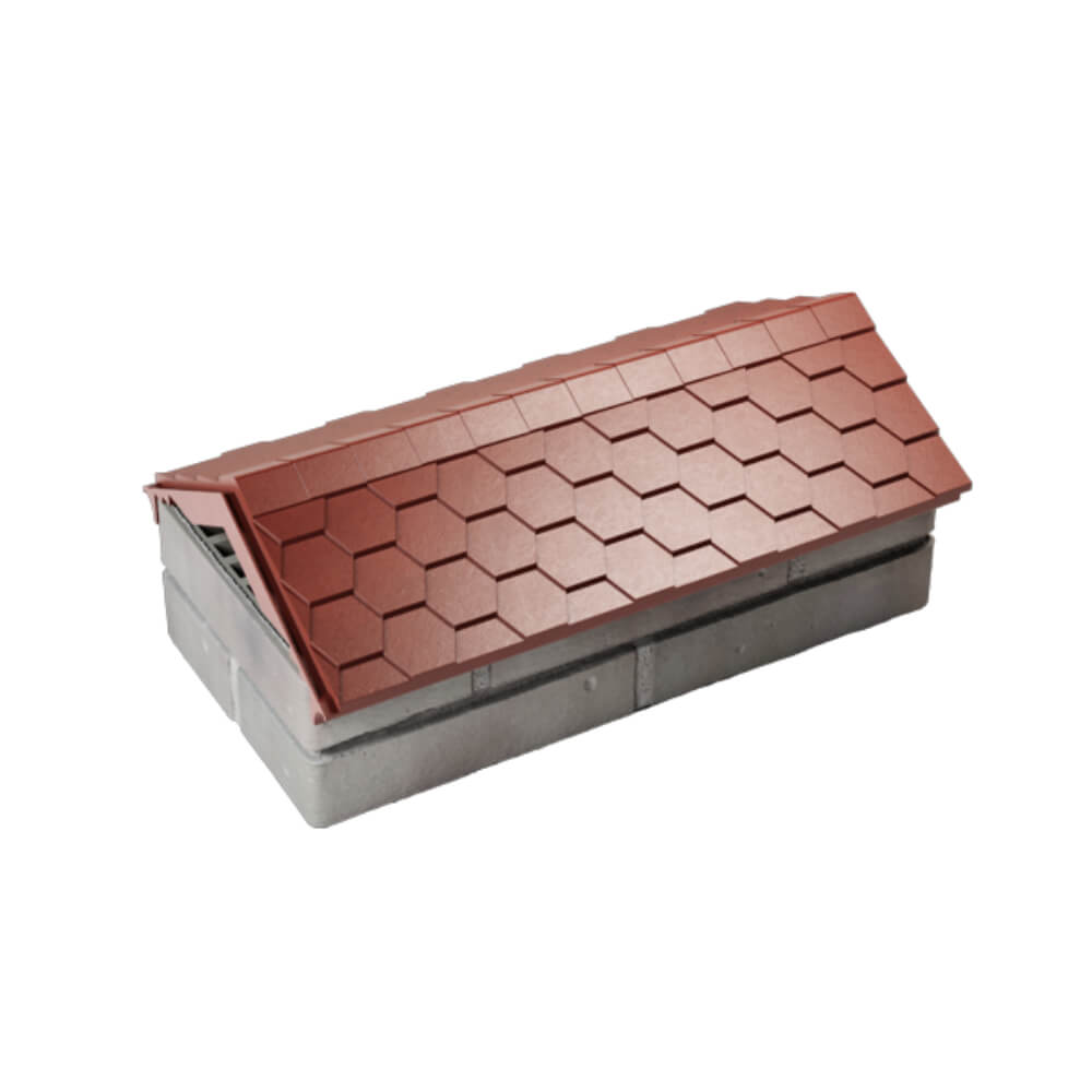 Парапет Zking Эверест Красный с посадкой на 1 кирпич (200/225/255мм) в Анапе фото