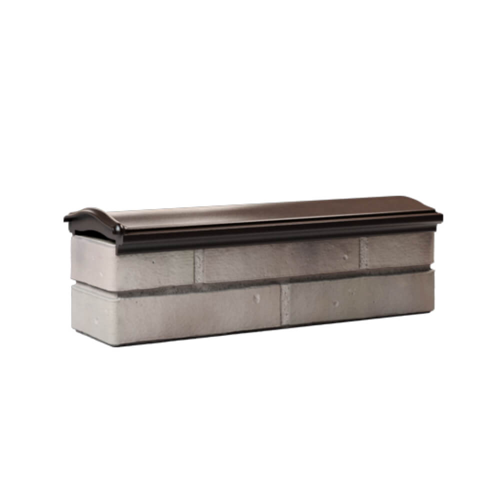 Парапет Zking Монблан Коричневый посадка на 0.5 кирпича (130мм) Анапа фото