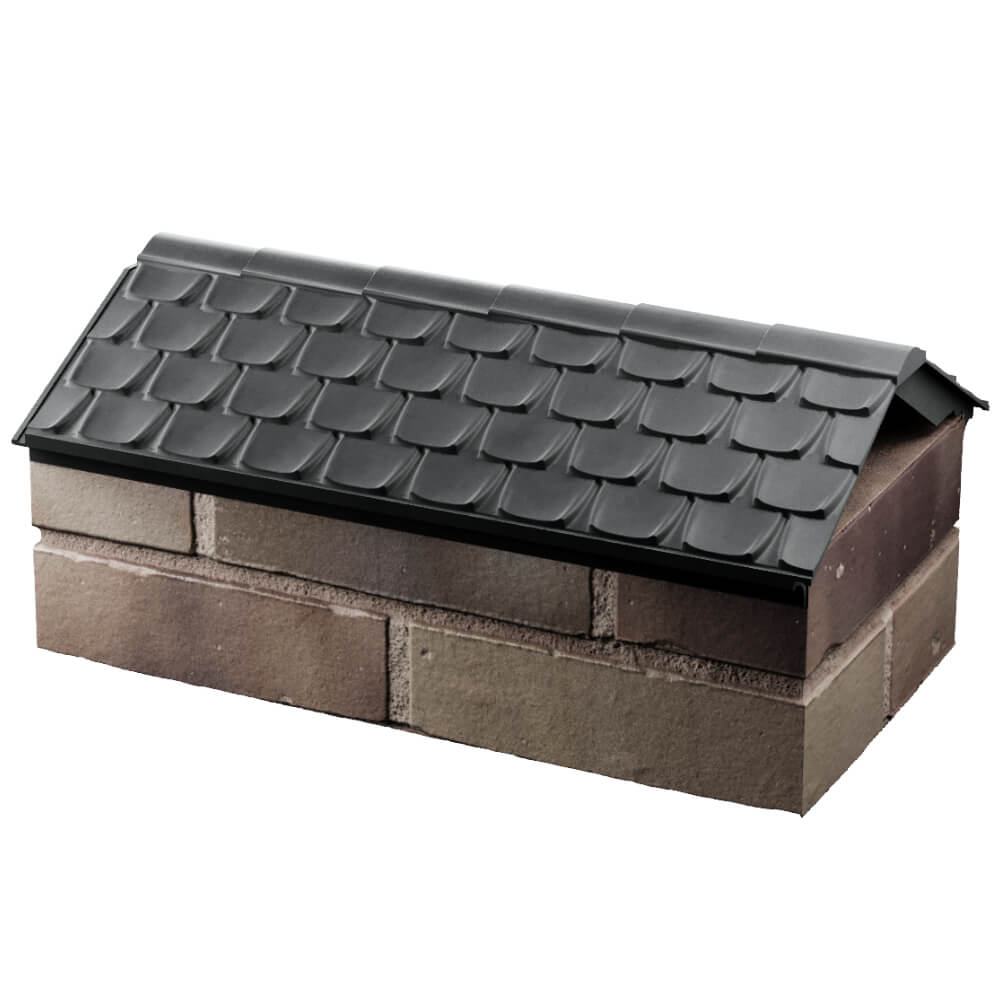 Парапет Zking Эльбрус Серый с посадкой на 1 кирпич (255мм) в Анапе фото