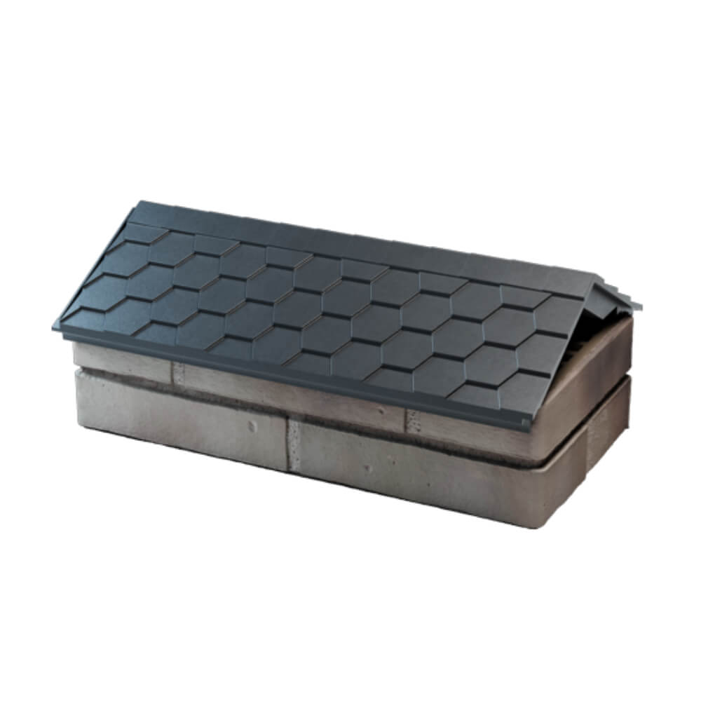 Парапет Zking Эверест Серый с посадкой на 1 кирпич (200/225/255мм) в Анапе фото