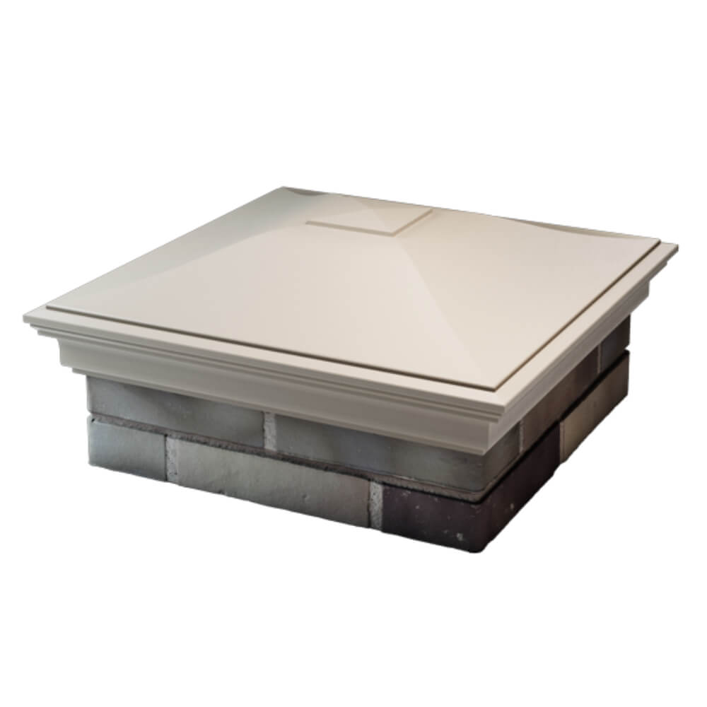 Колпак Zking Монблан Бежевый на столб 2х2 кирпича (515х515мм) в Анапе фото