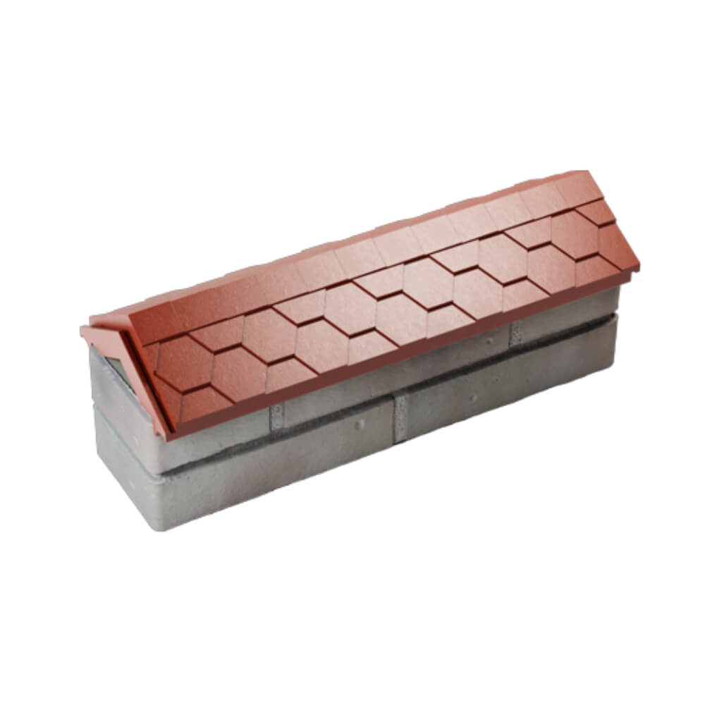 Парапет Zking Эверест Красный с посадкой на 0.5 кирпича (130мм) в Анапе фото